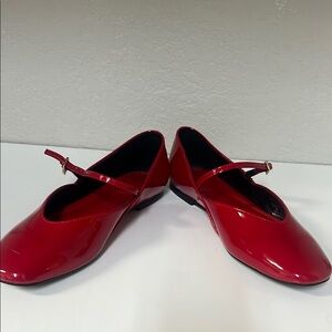 Red Women's Mary Jane Shoes